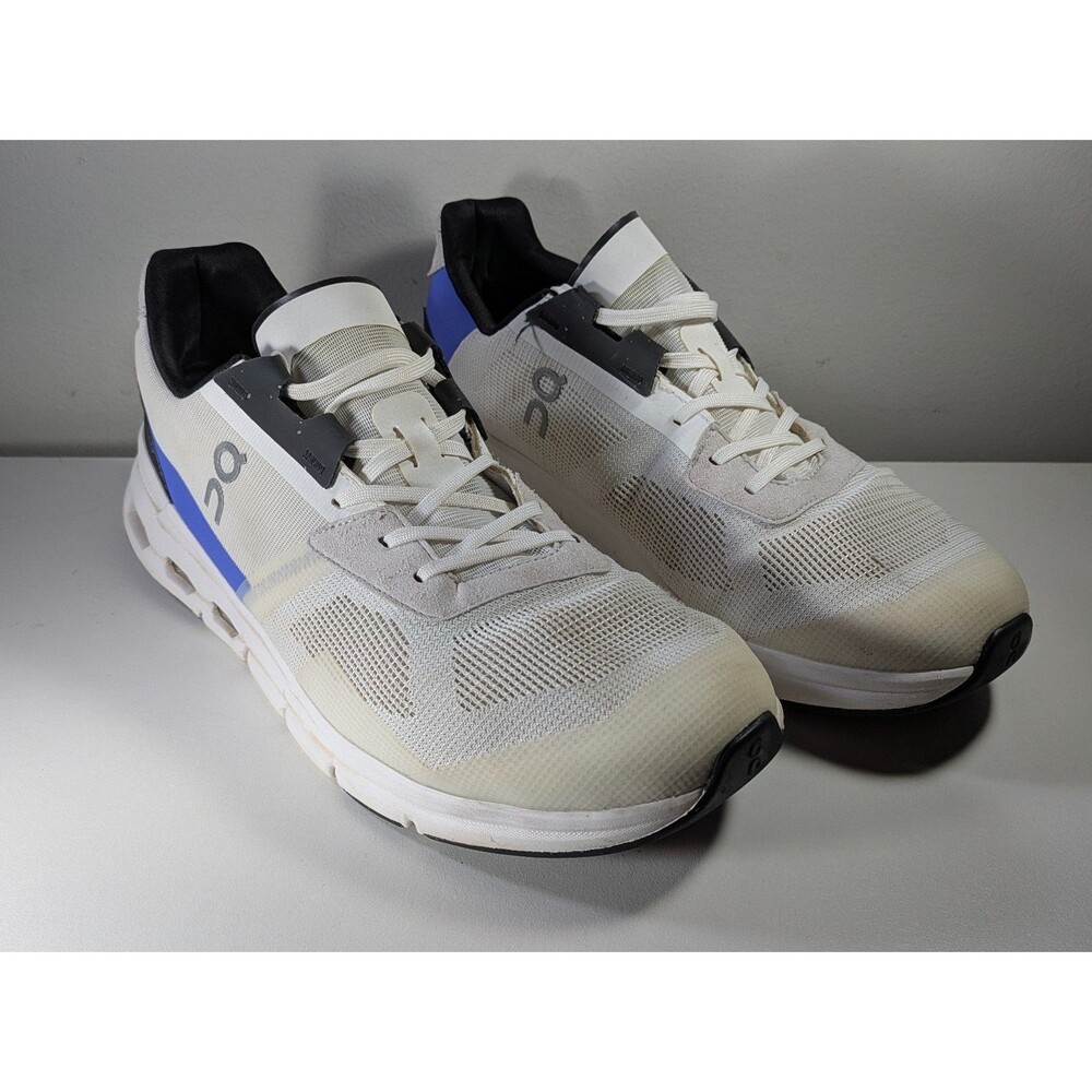 On Cloudrift 87.98262 Undyed White Cobalt Men's Size 11 Running Walking Sneakers